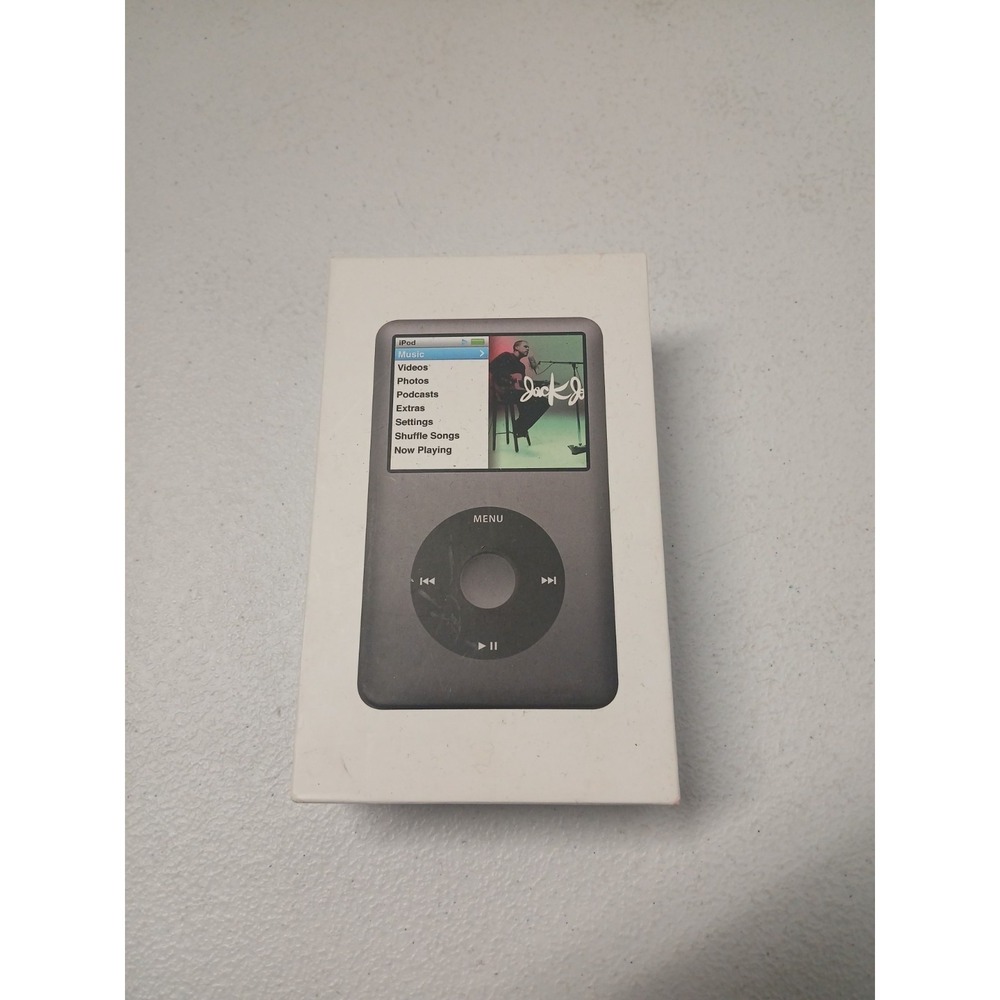 Apple iPod classic 6th Gen 120GB Black EMPTY BOX Accessory Kit A1238 MB565LL/A